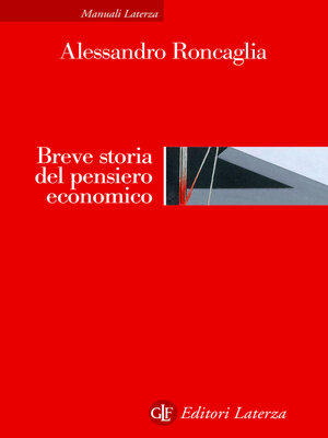 cover image of Breve storia del pensiero economico